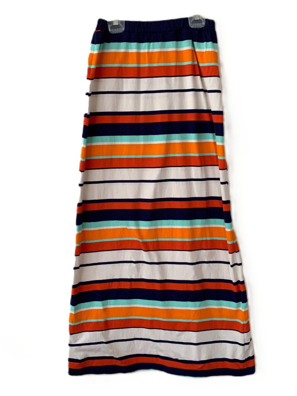 Olive & Oak Striped Maxi Skirt | Colorful Cotton Blend | Size Small
